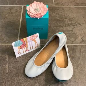 Tieks cool gray size 7, gently wear